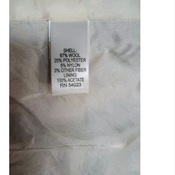 Banana Republic Women's Wool Work Office Blazer Brown Herringbone Pockets Size 2 - Picture 3 of 10